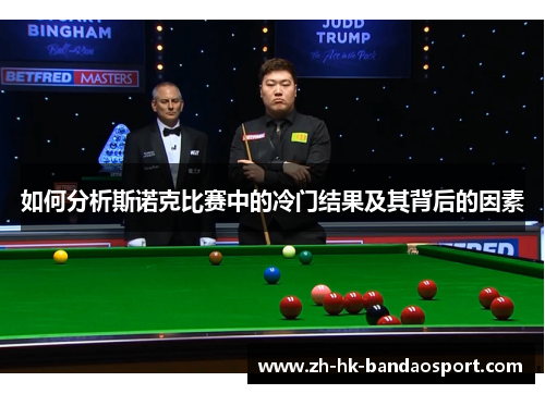 如何分析斯诺克比赛中的冷门结果及其背后的因素 如何分析斯诺克比赛中的冷门结果及其背后的因素